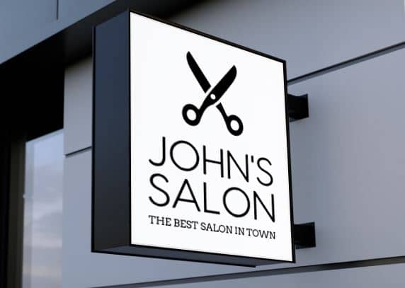 Salon logo example
