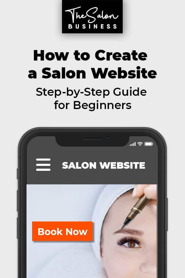 Salon website ideas - create a salon or spa website guide