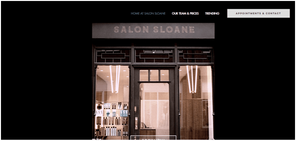 Elegant Wix Salon Website