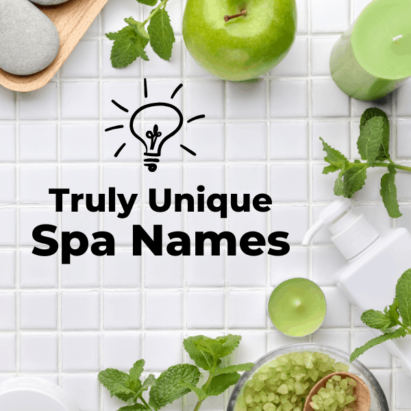 Spa names and spa name ideas