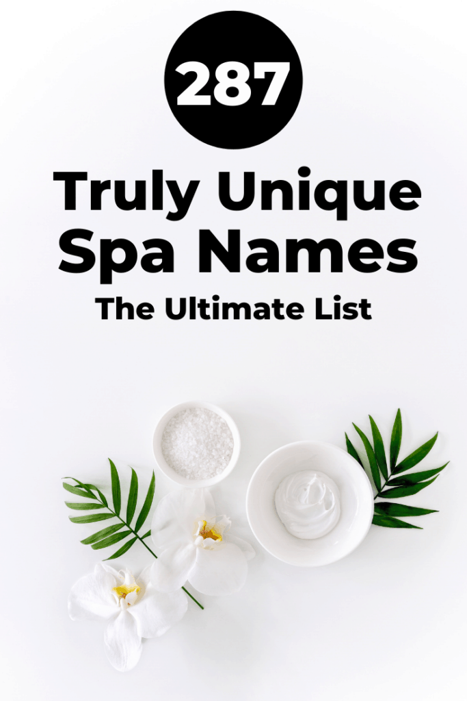Unique spa names