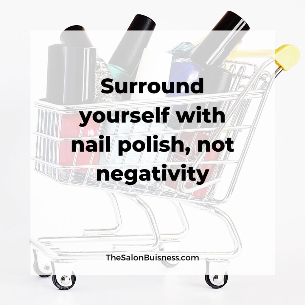 Funny nail polish quote - nail polish in shopping cart