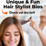 unique and fun hair stylist bio