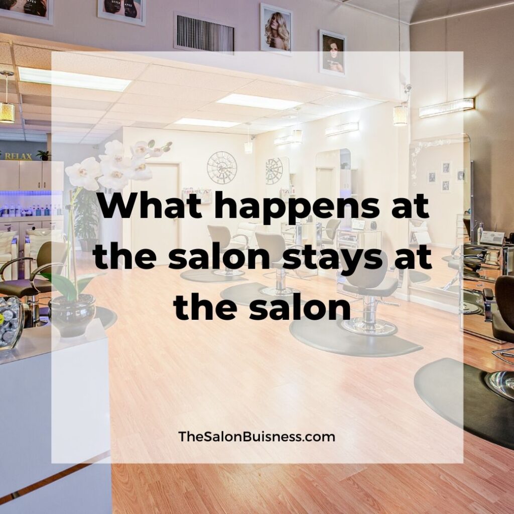 salon quotes   -  picture of empty hair salon