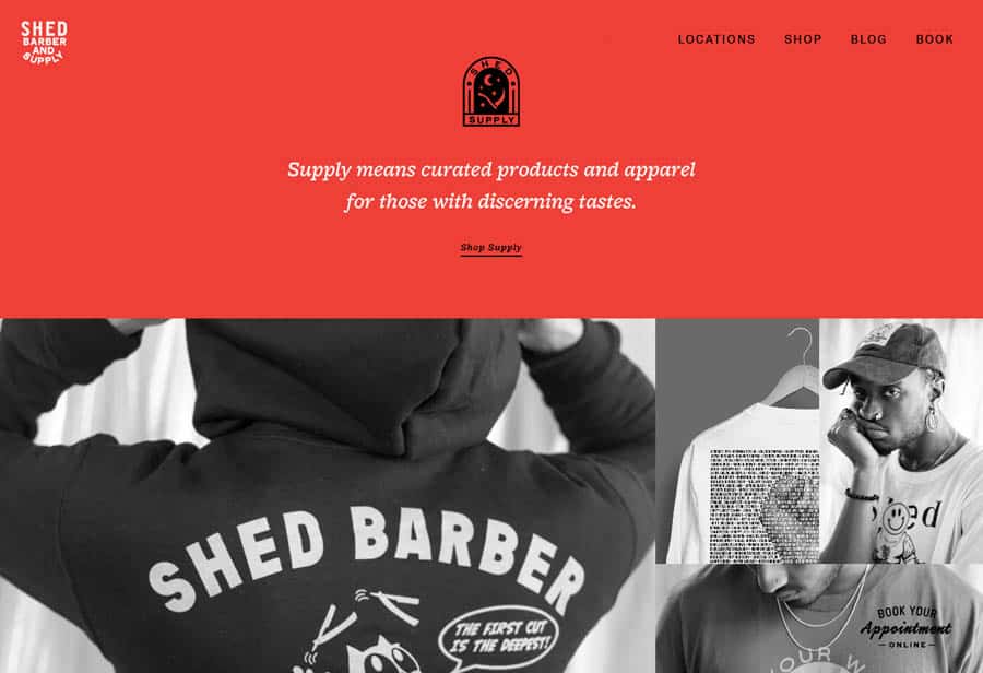 Website: SHED Barber and Supply