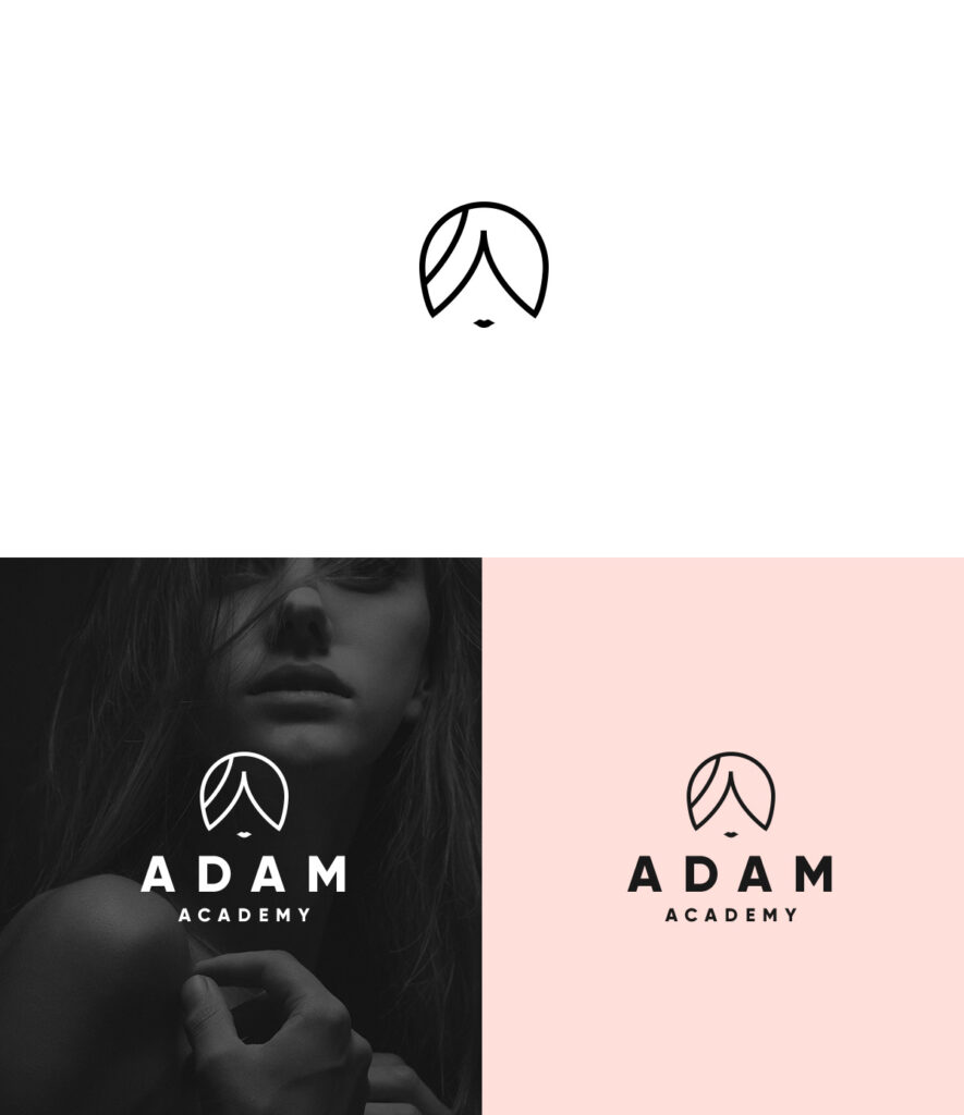 adam academy salon logo
