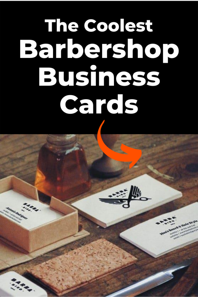 Barbershop business card ideas