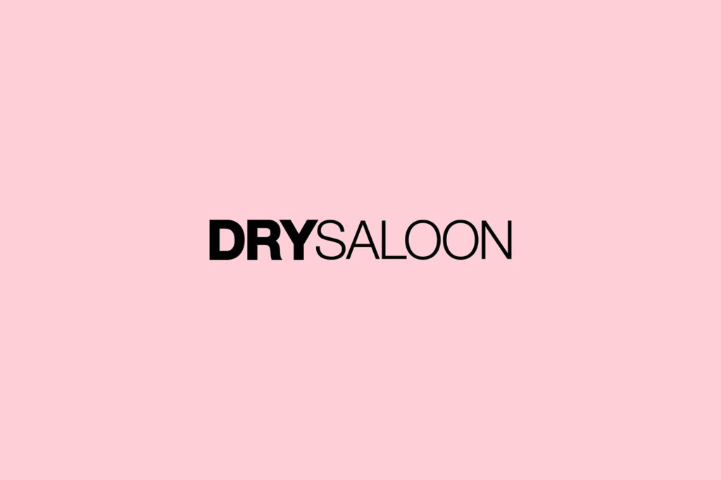 dry saloon hair salon branding logo